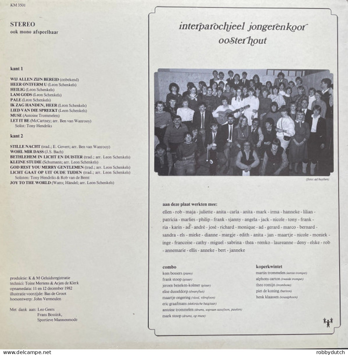 * LP *  INTERPAROCHIEEL JONGERENKOOR OOSTERHOUT (Holland 1982 EX) - Religion & Gospel