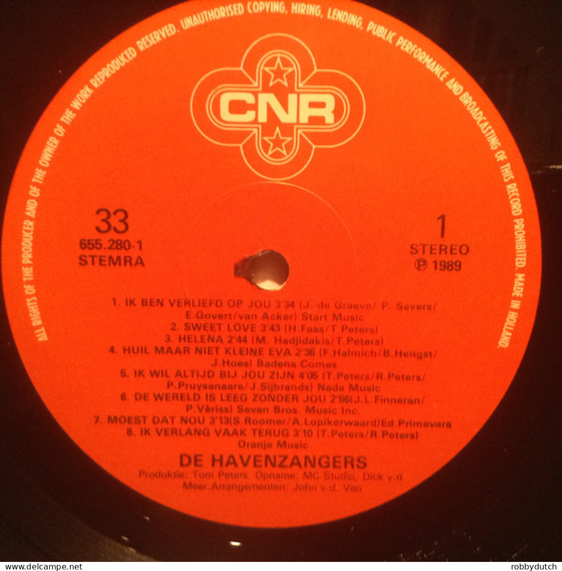 * LP *  DE HAVENZANGERS - IK BEN VERLIEFD OP JOU (Holland 1989 EX!!) - Other - Dutch Music