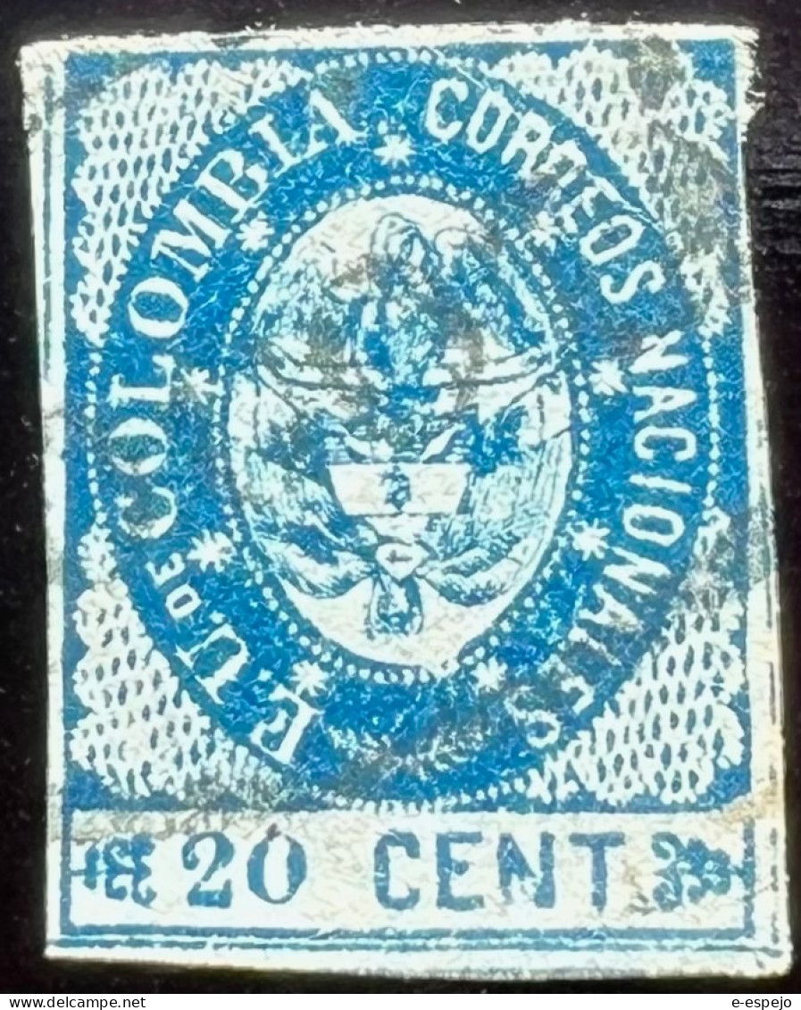 Kolumbien 1865: Arms Of Colombia Mi:CO 30 - Colombia