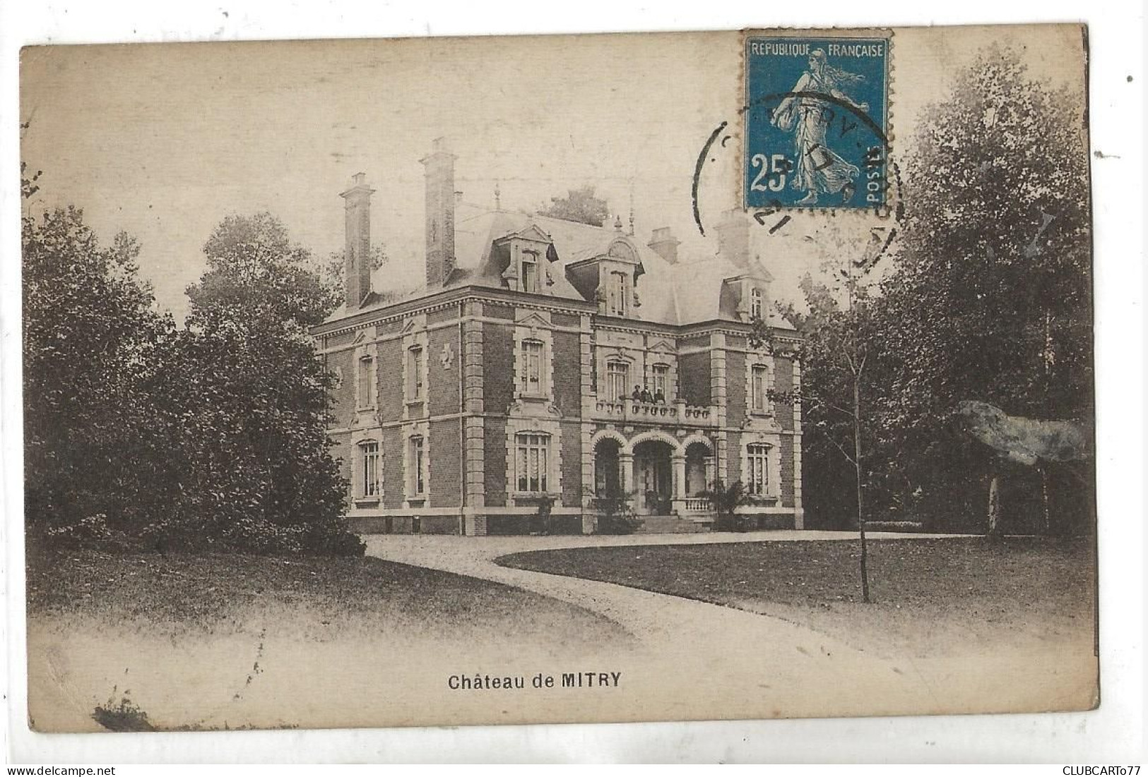 Mitry-Mory (77) : La Villa Bourgeoise Dite "le Château" En 1921 PF. - Mitry Mory