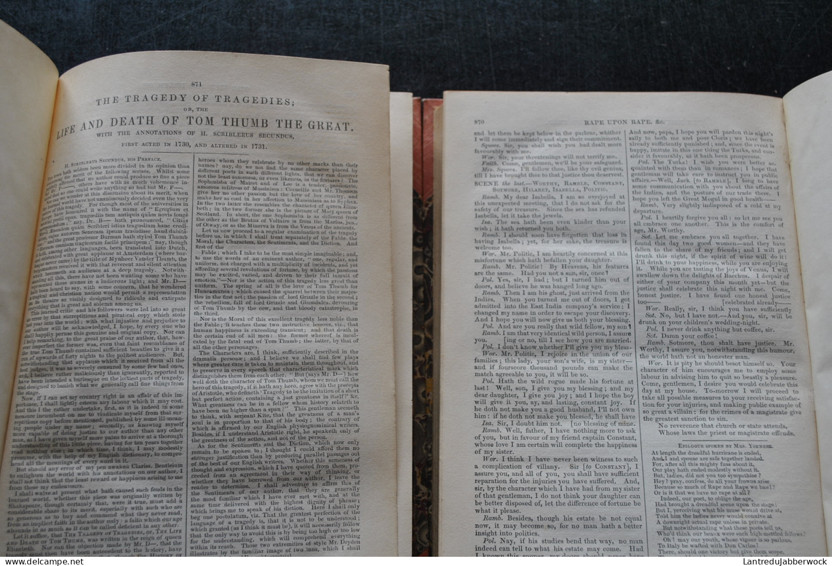 The Works of Henry FIELDING complete in one volume with memoir of the author by Thomas ROSCOE Henry G. BOHN 1843 2nd ed.