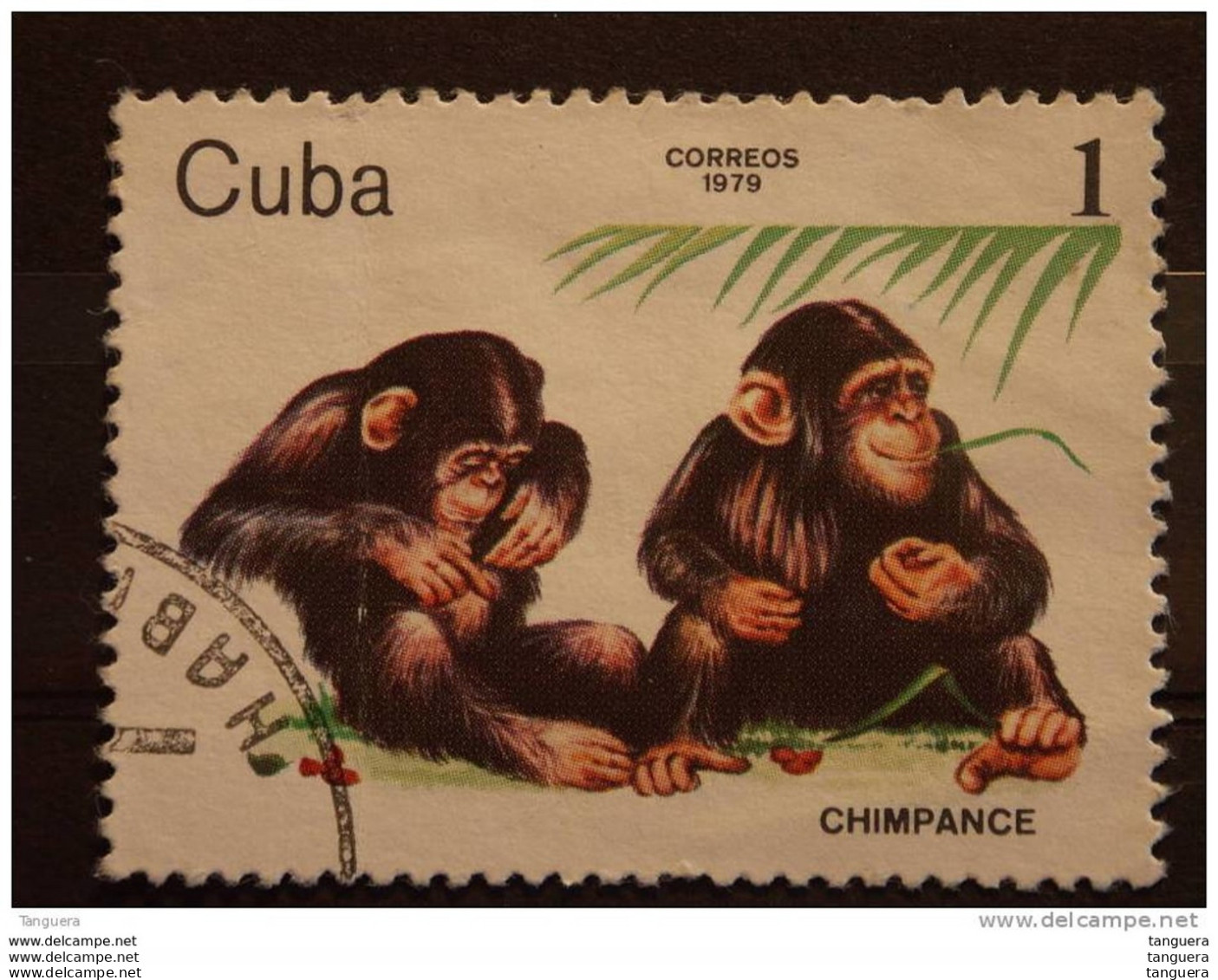 Cuba 1979 Chimpanzès Chimpansee Yv 2156 O - Used Stamps