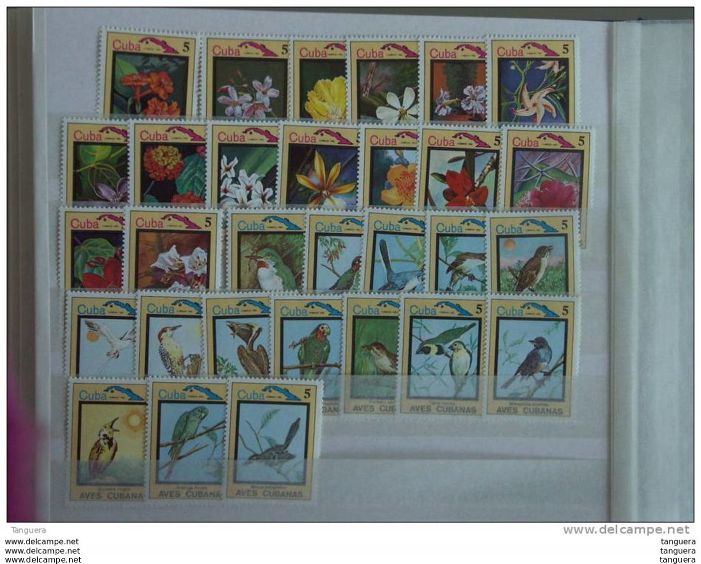 Cuba 1983 Flora Fauna Bloemen Vogels, Fleurs Oiseaux, Flowers Birds Yv 2480-2509 Mi 2778-2807 MNH ** - Unused Stamps