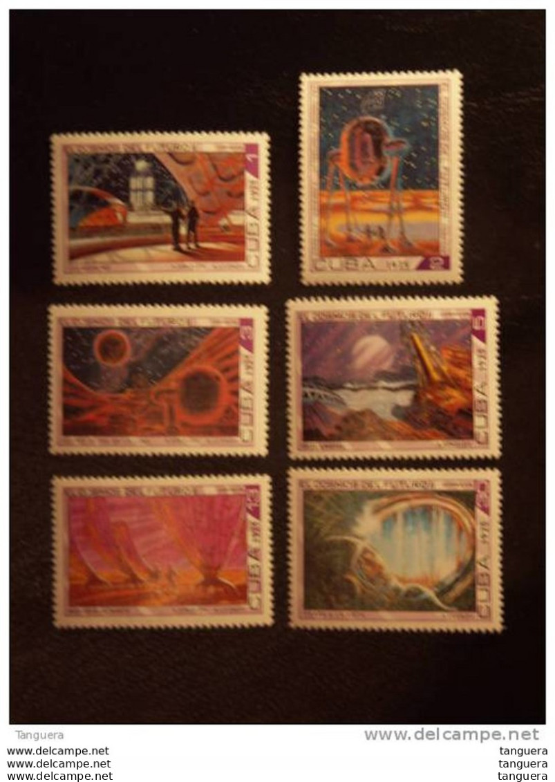 Cuba 1975 Cosmos Du Futur Yv 1836-1841 MNH ** - Nuovi