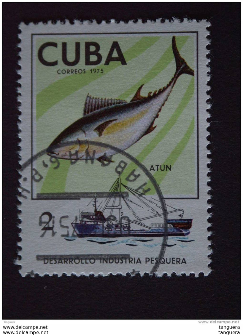 Cuba 1975 Visvangst La Pêche Fishing Thon Atun Tonijn Yv. 1828  O - Usados