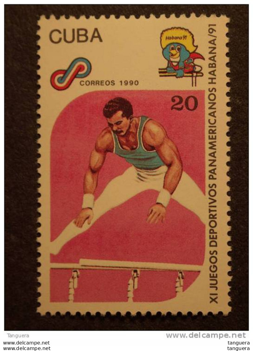 Cuba 1990 Gymnastique Les Barres Parallèles Yv 3086  MNH ** - Nuevos