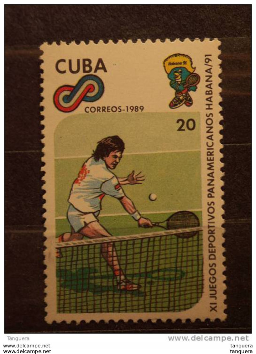 Cuba 1989 Jeux Sportifs Tennis Yv  2993 MNH ** - Unused Stamps