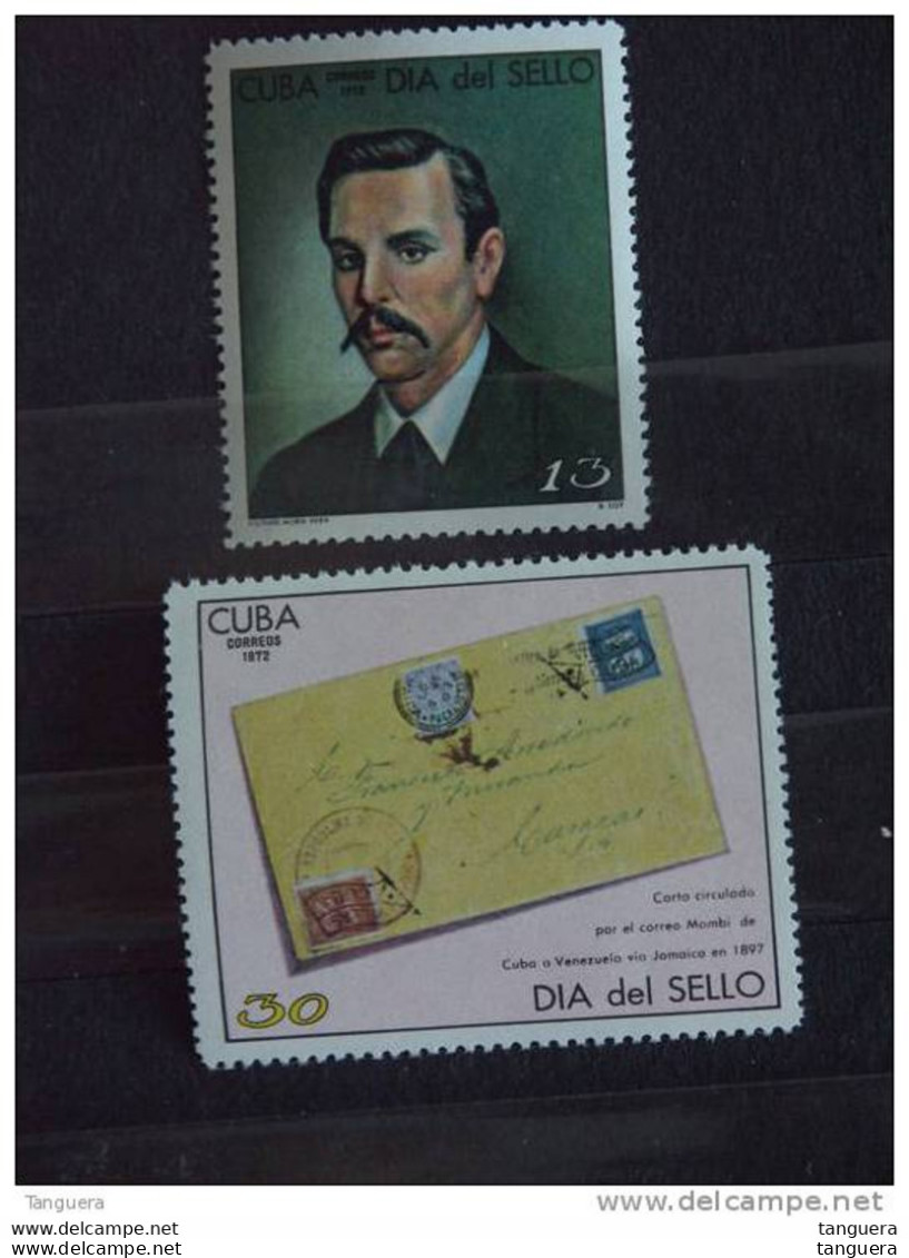 Cuba 1972 Journée Du Timbre Yv. 1573-1574 MNH ** - Ungebraucht