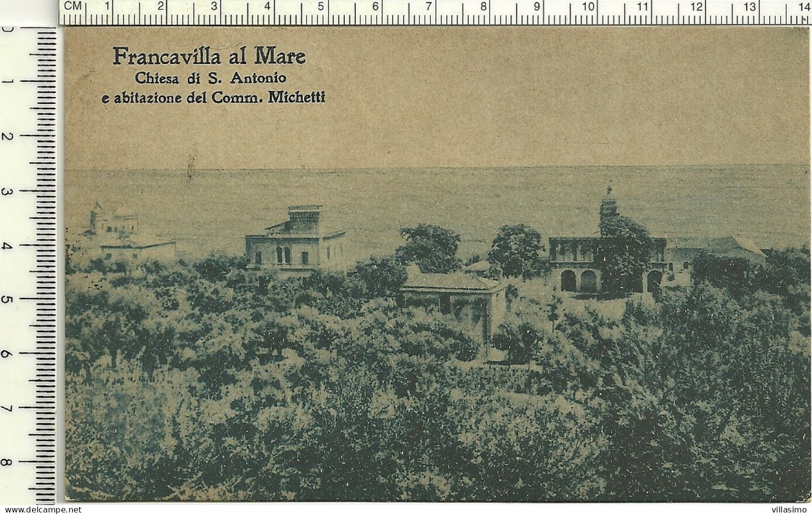 Abruzzo - Chieti - Francavilla A Mare - Chiesa Di S. Antonio E Abitazione Del Comm. Michetti - V. 1911 - Chieti