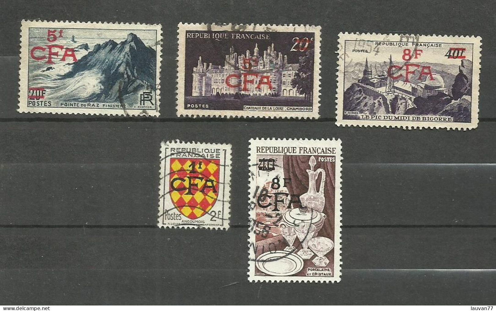 Réunion N°297, 298A, 302A, 309, 315 Cote 6.50€ - Used Stamps
