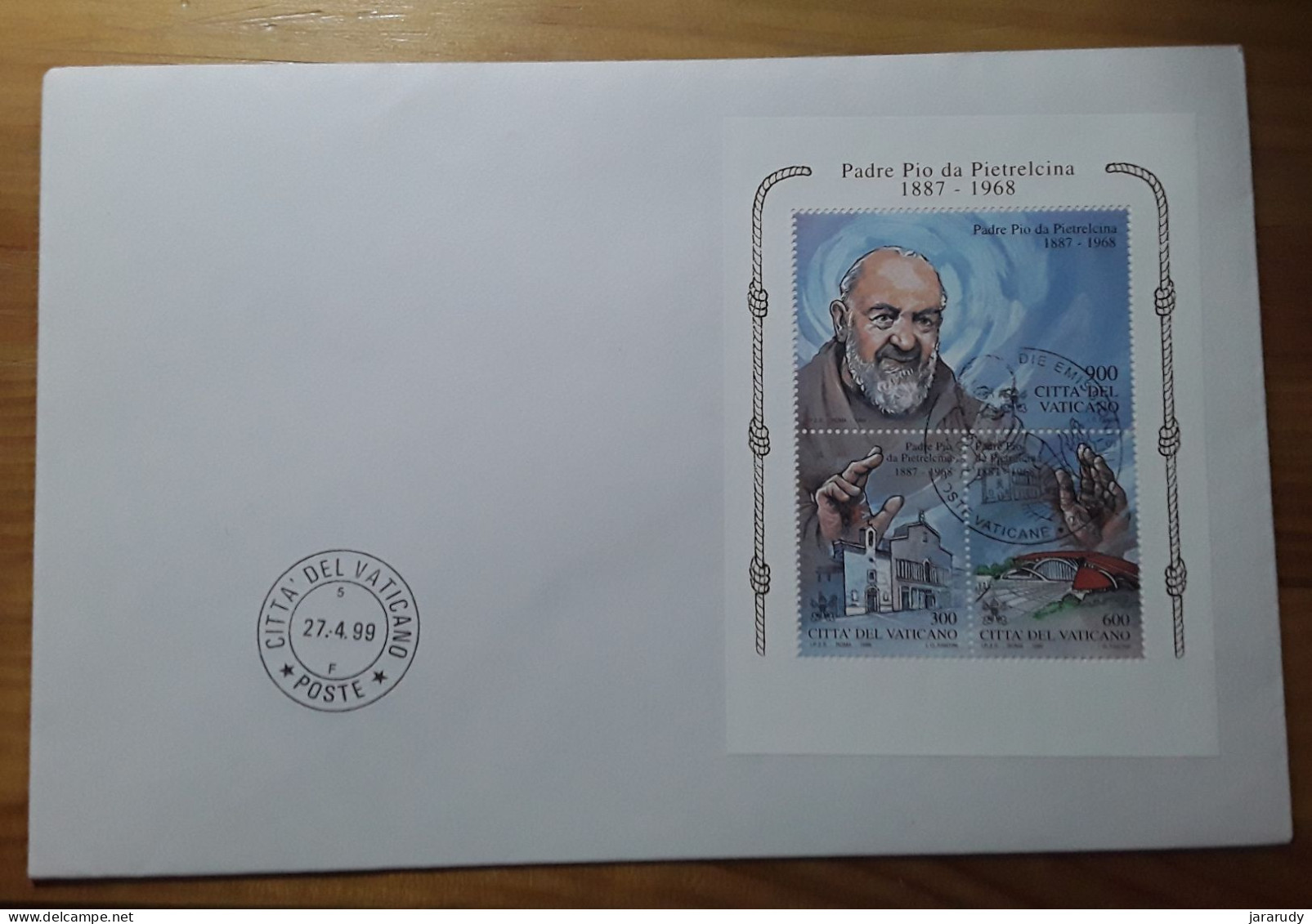 VATICANO PERSONAJE 1999 FDC/SPD MNH - FDC