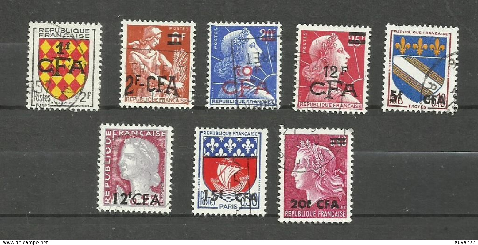 Réunion N°309, 331, 337, 337A, 346A, 350, 350A, 385 Cote 4.25€ - Used Stamps