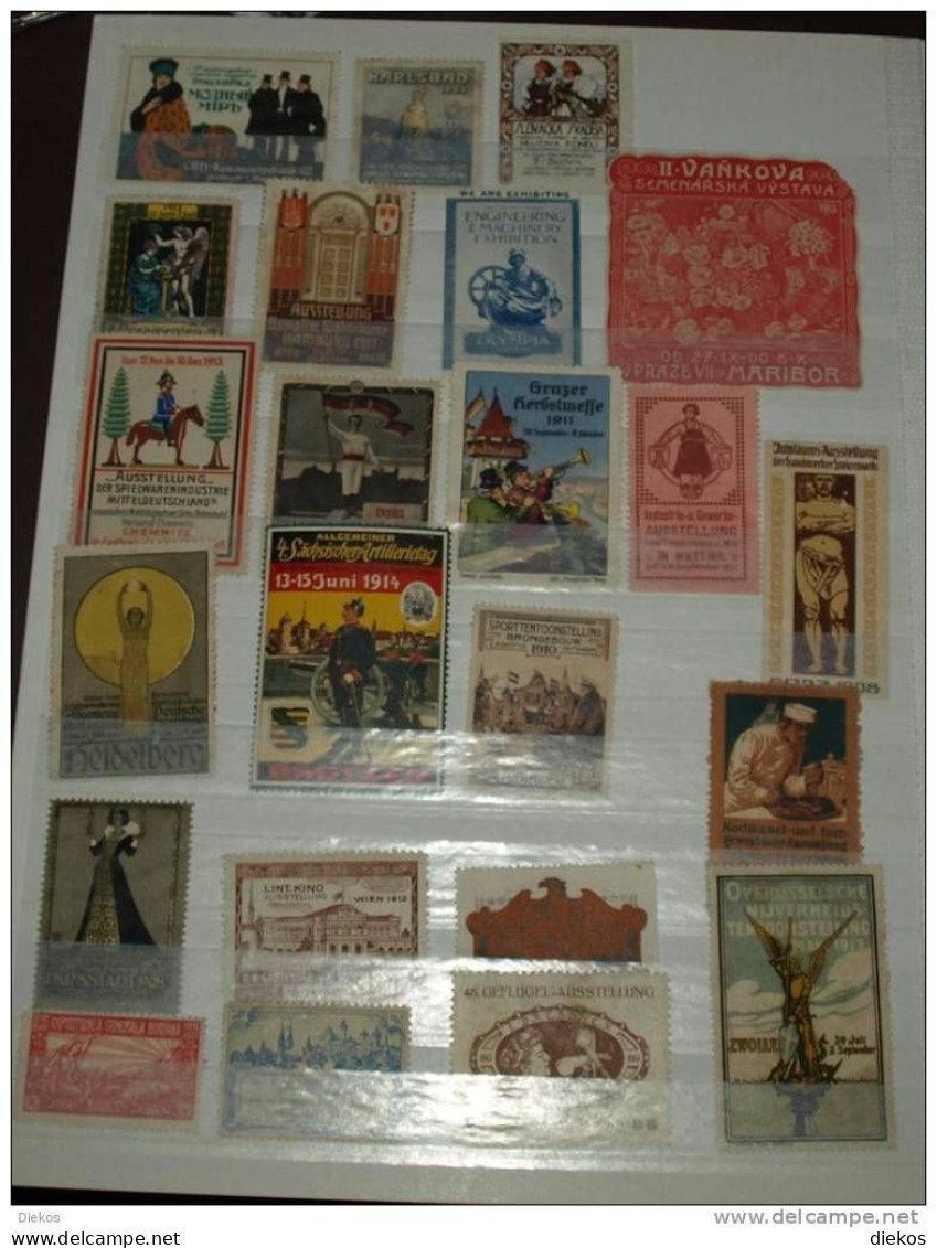 Werbemarke Cinderella Poster stamp Sammlung Collection  über over 170 stück #876