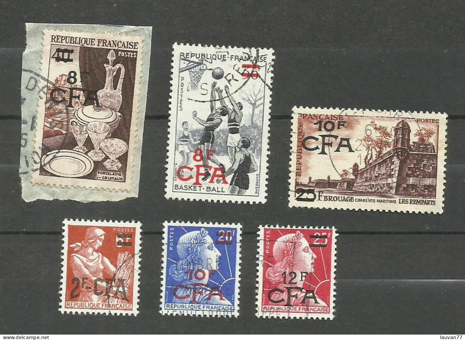 Réunion N°315, 326, 328, 331, 337, 337A Cote 5€ - Used Stamps