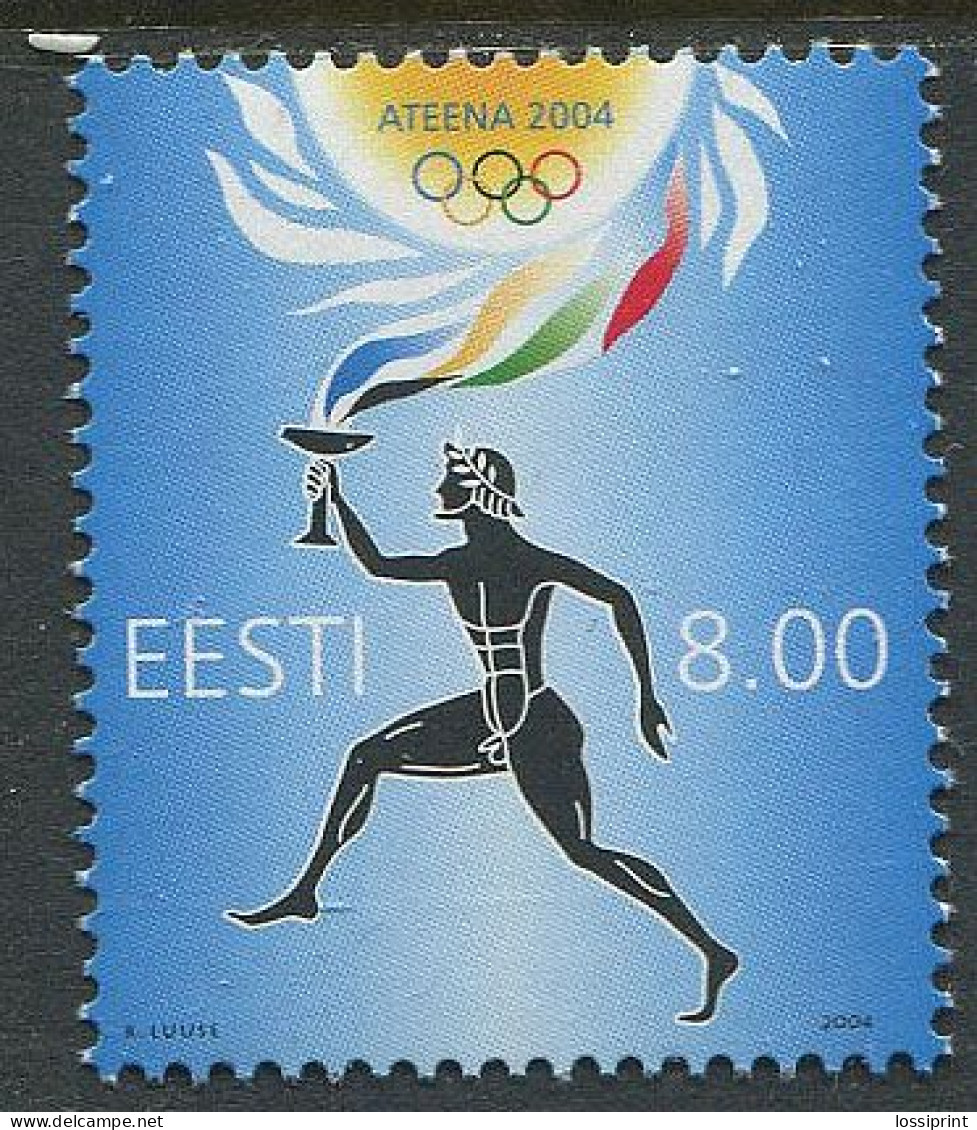 Estonia:Unused Stamp Athens Olympic Games, 2004, MNH - Summer 2004: Athens