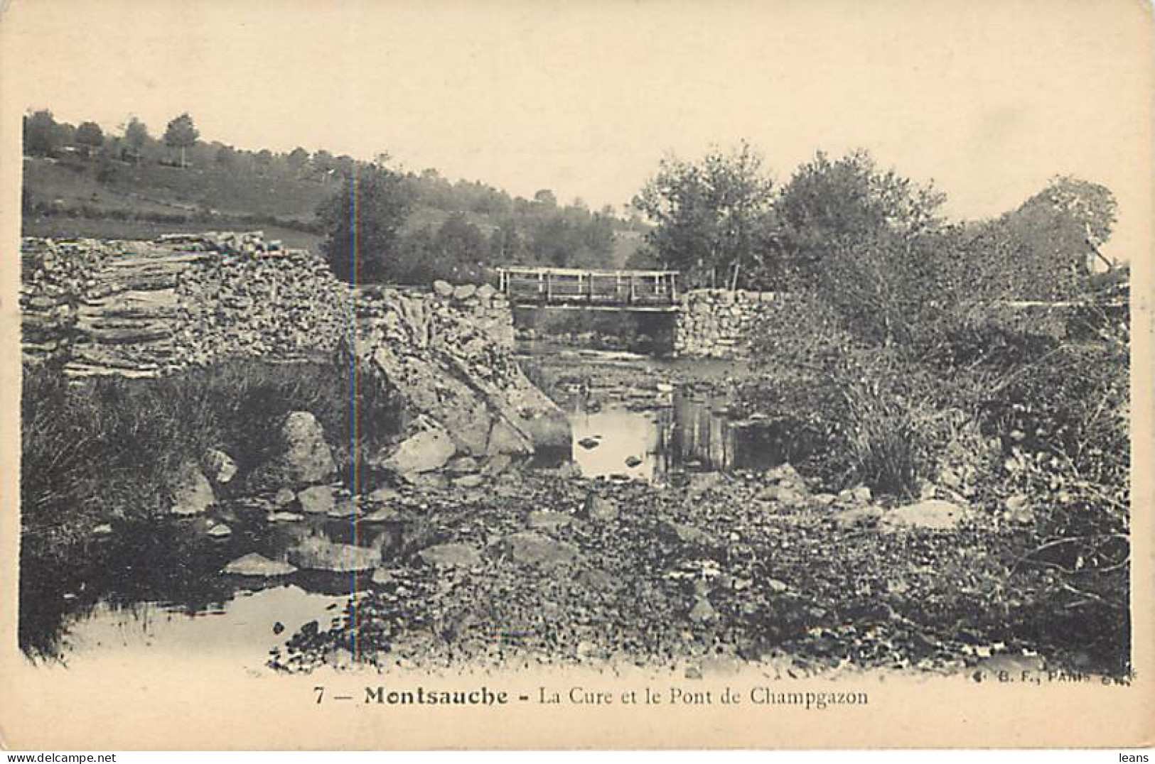 MONTSAUCHE - La Cure Et Le Pont De Champgazon - 7 BF - Montsauche Les Settons