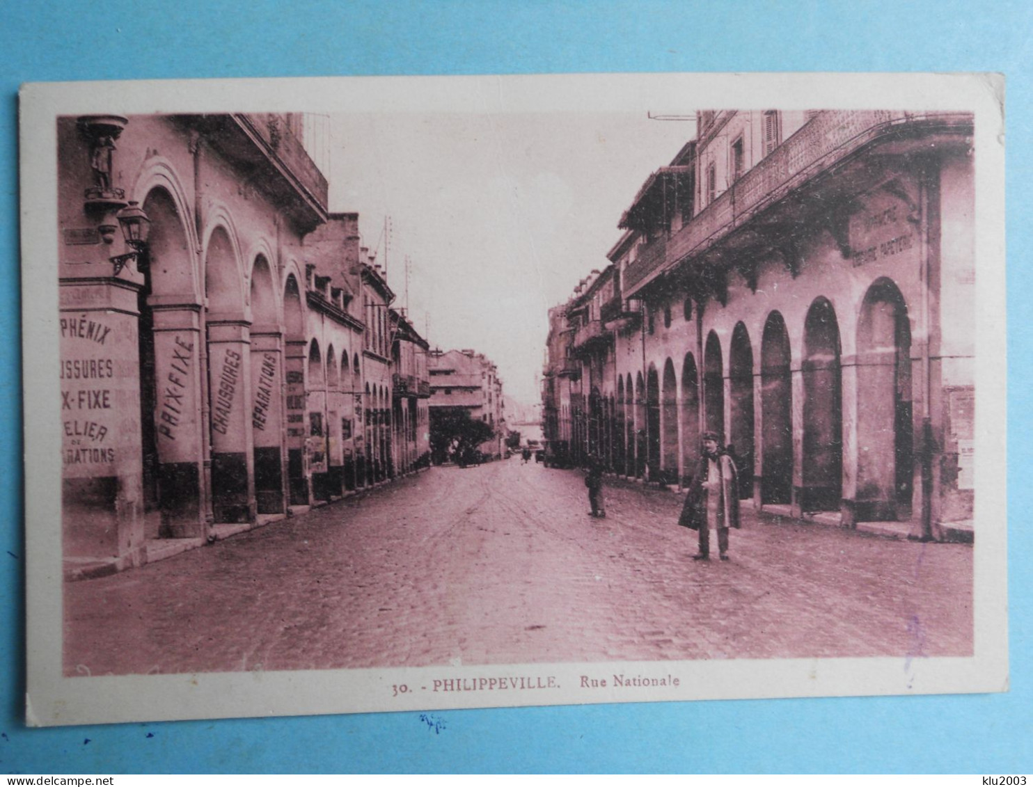 ALGÉRIE - PHILIPPEVILLE (SKIKDA) - Rue Nationale - 1933 - Skikda (Philippeville)