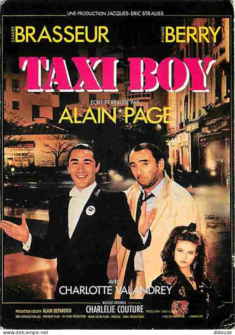 Cinema - Affiche De Film - Taxi Boy - Claude Brasseur - Richard Berry - Charlotte Valandrey - CPM - Voir Scans Recto-Ver - Affiches Sur Carte