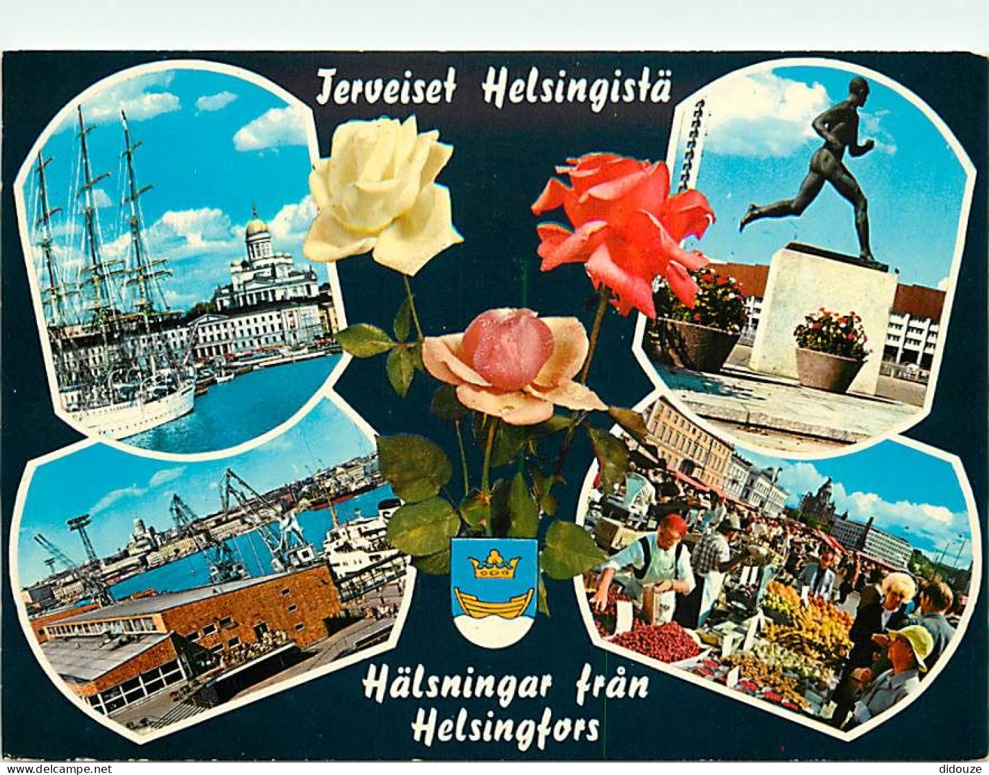 Finlande - Helsinki - Multivues - Blasons - CPM - Carte Neuve - Voir Scans Recto-Verso - Finlande