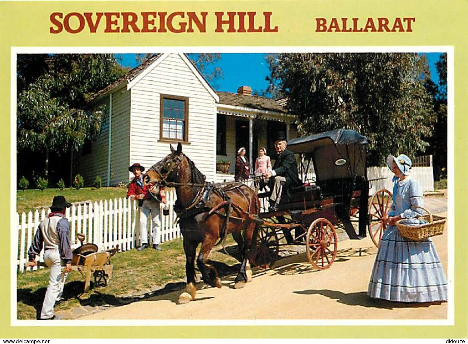 Australie - Australia - Ballarat - Sovereign Hill Goldmining Township - Passing Linton Cottage - SOVEREIGN HILL GOLDMINI - Ballarat