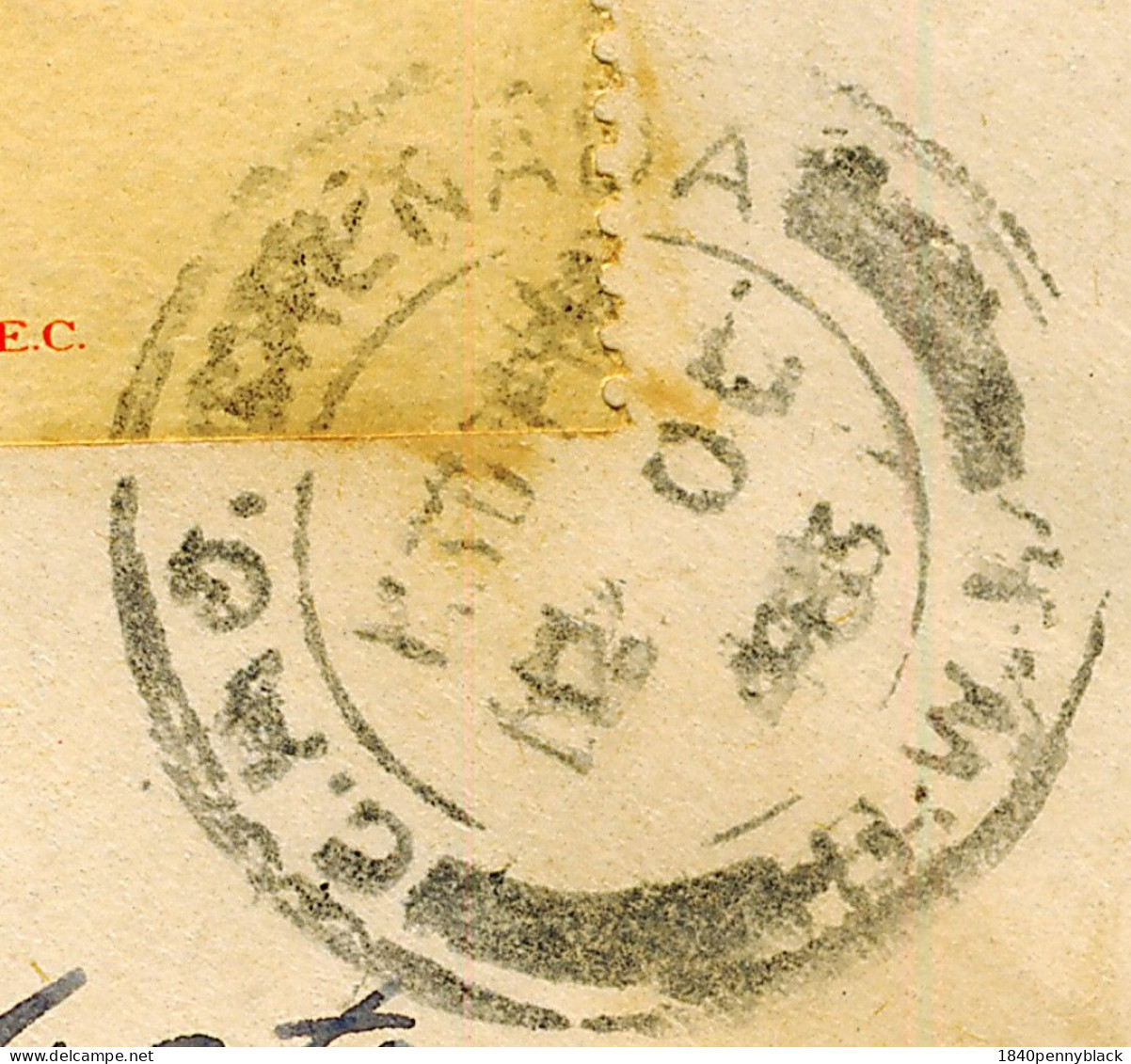 GRENADA 1943 KGVI WW2 Censored Cover To Christ Church Barbados  With Imprint & I.S.S/.36 - Grenada (...-1974)