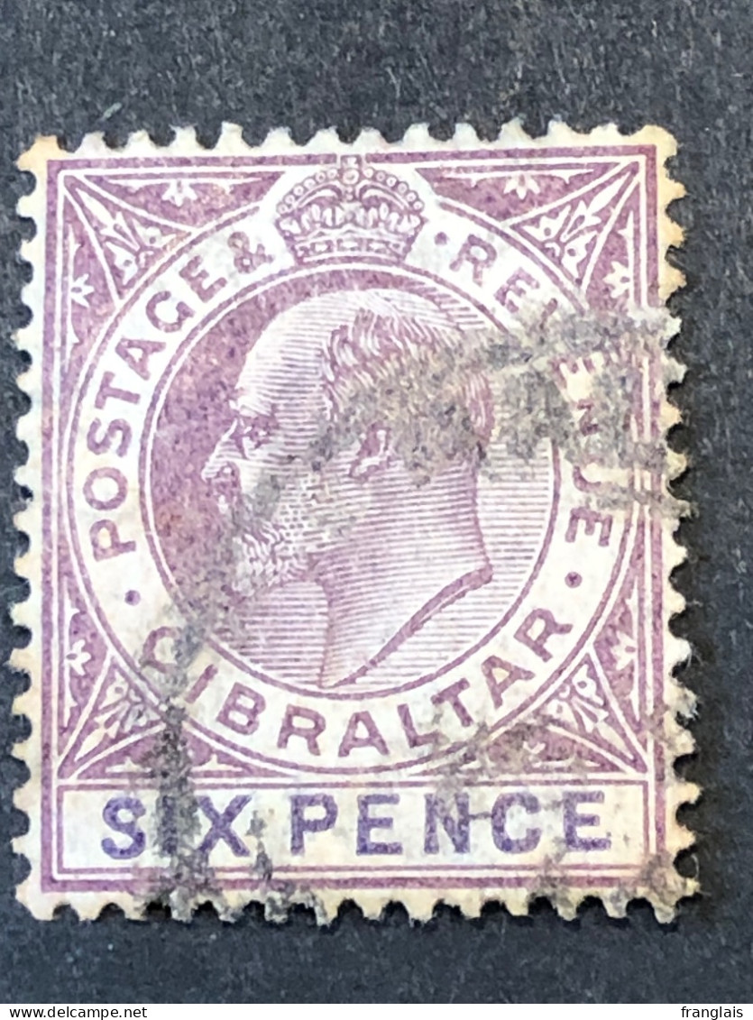 SG 50 6d Dull Purple And Violet - Gibraltar