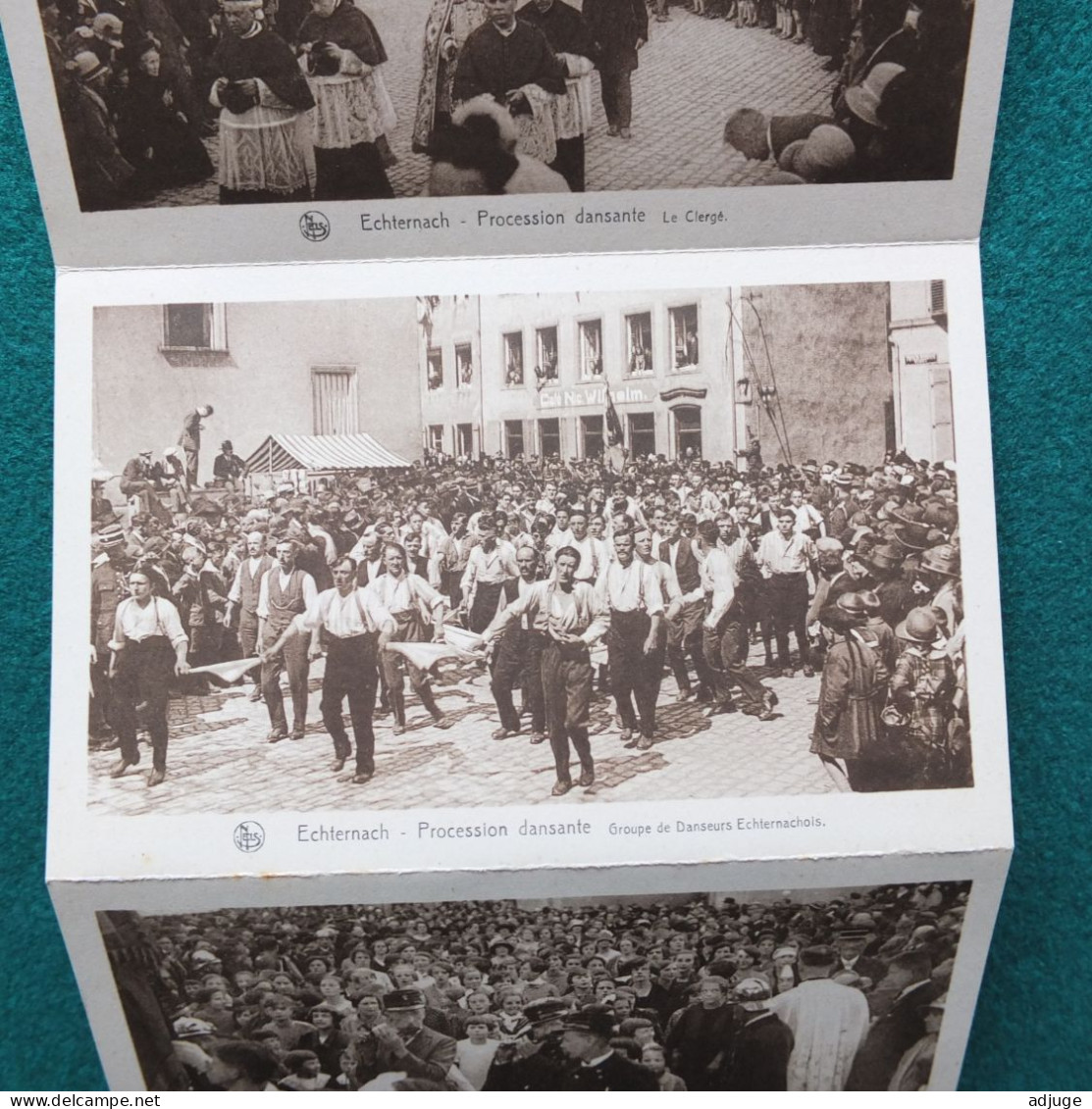 Carnet de 12 CPA -ECHTERNACH - Saint-Willibord & la Procession Dansante -PhoT Camille DECKER* SUP - cf. scans