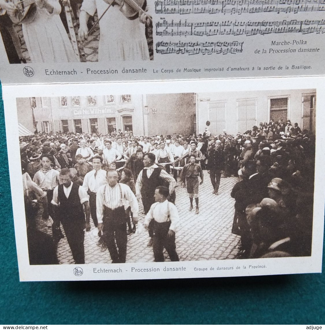 Carnet de 12 CPA -ECHTERNACH - Saint-Willibord & la Procession Dansante -PhoT Camille DECKER* SUP - cf. scans