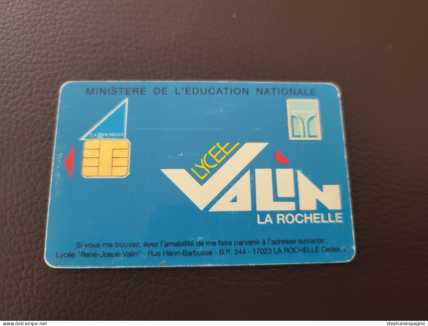 CARTE A PUCE LYCÉE VALIN LA ROCHELLE - Ohne Zuordnung