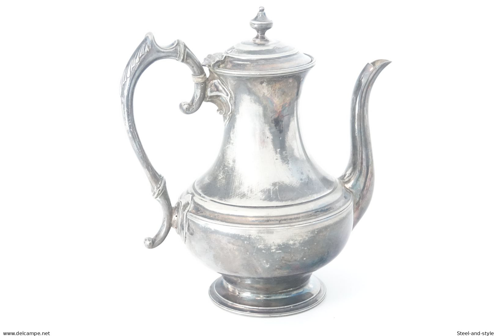 Design : SILVERWARE : Silver Plated Coffee Pot - Design : James Dixon & Sons - Made In Shefield England - 1840-50's - Other & Unclassified