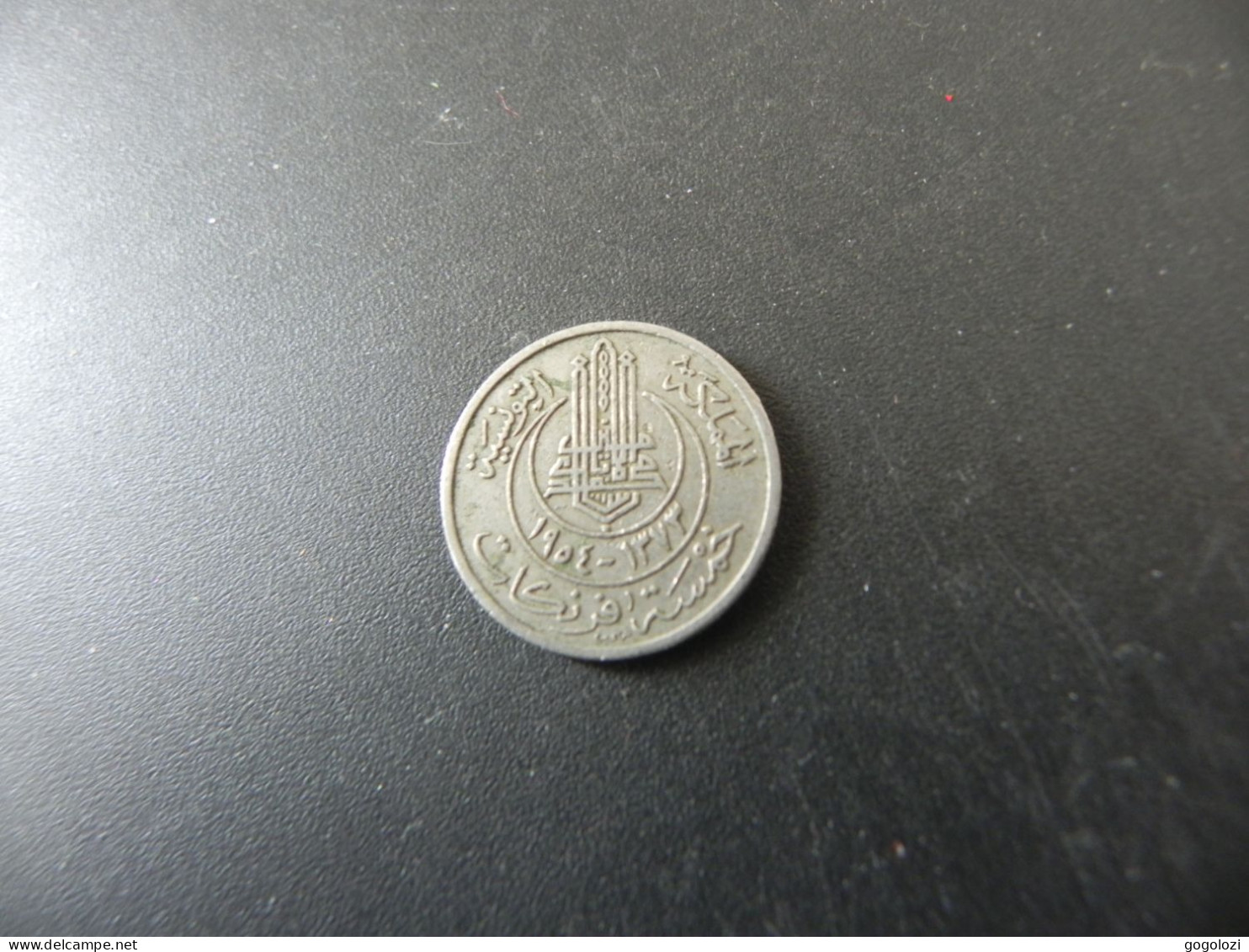 Tunisia 5 Francs 1954 - Tunisia