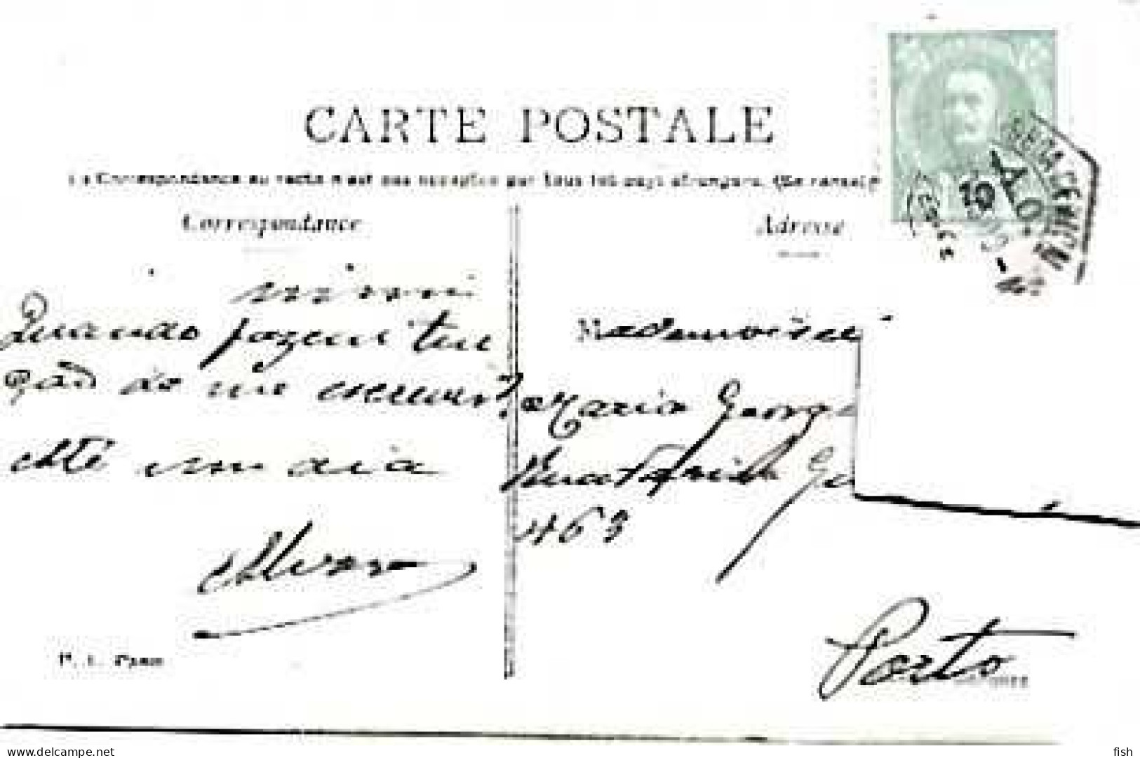 Portugal & Marcofilia, Humor, Vous Etes Jeunes..., Ed. P.L Paris, Kisboa A Porto 1905 (31997) - Briefe U. Dokumente