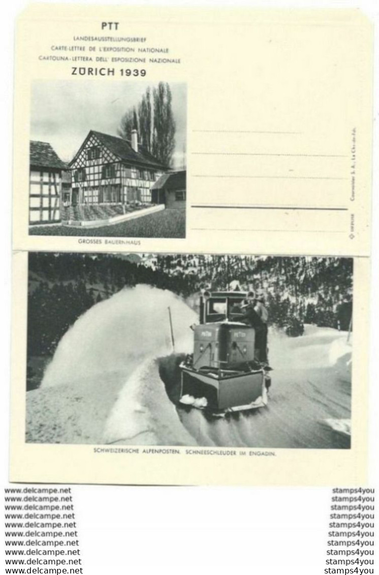 103 - 51 - Entier Postal Neuf  Sans Affranchissement Expo Nationale 1939 - Entiers Postaux