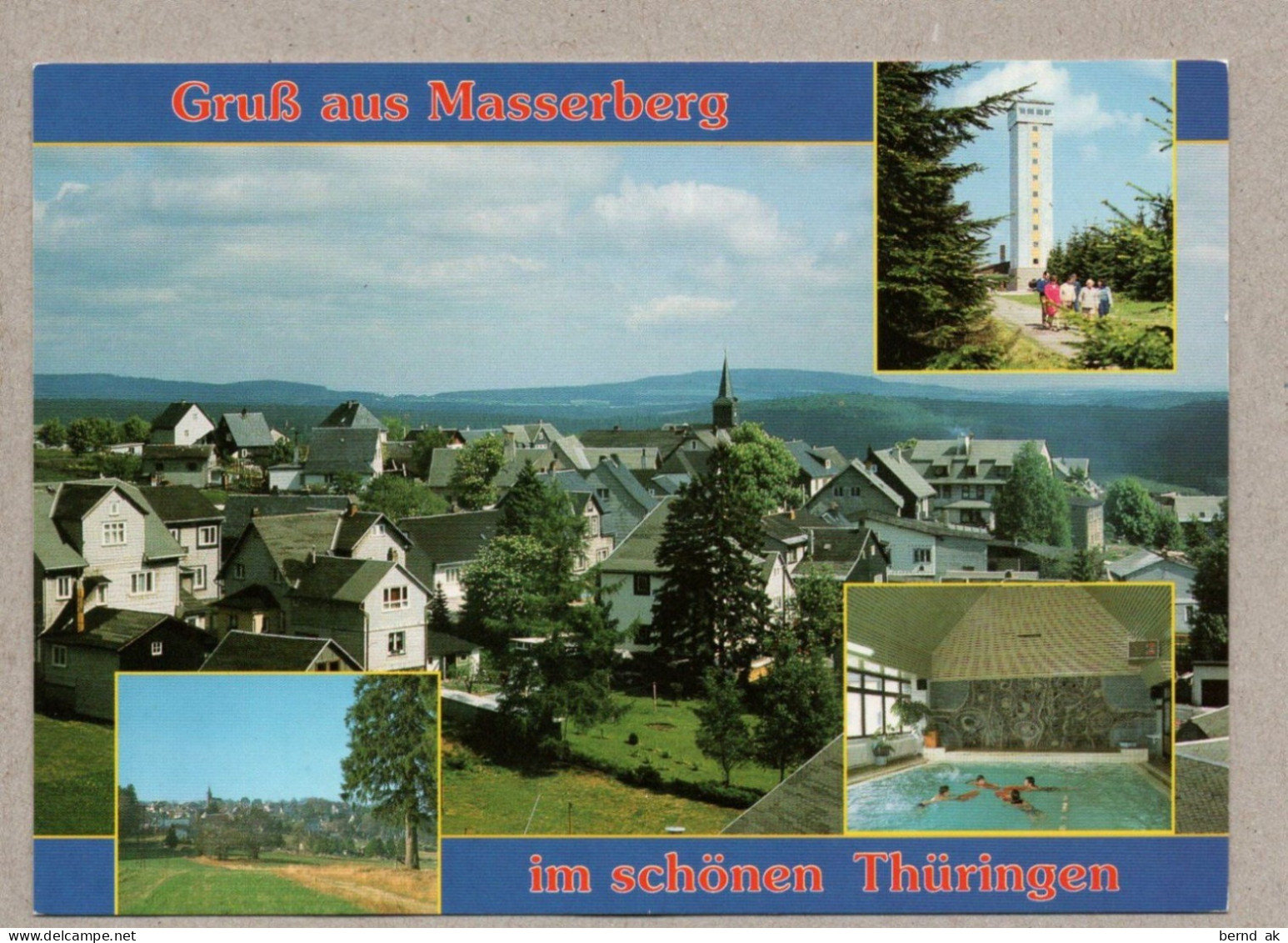 003# BRD - 7  Color-AK : Masserberg (alle im Bild)