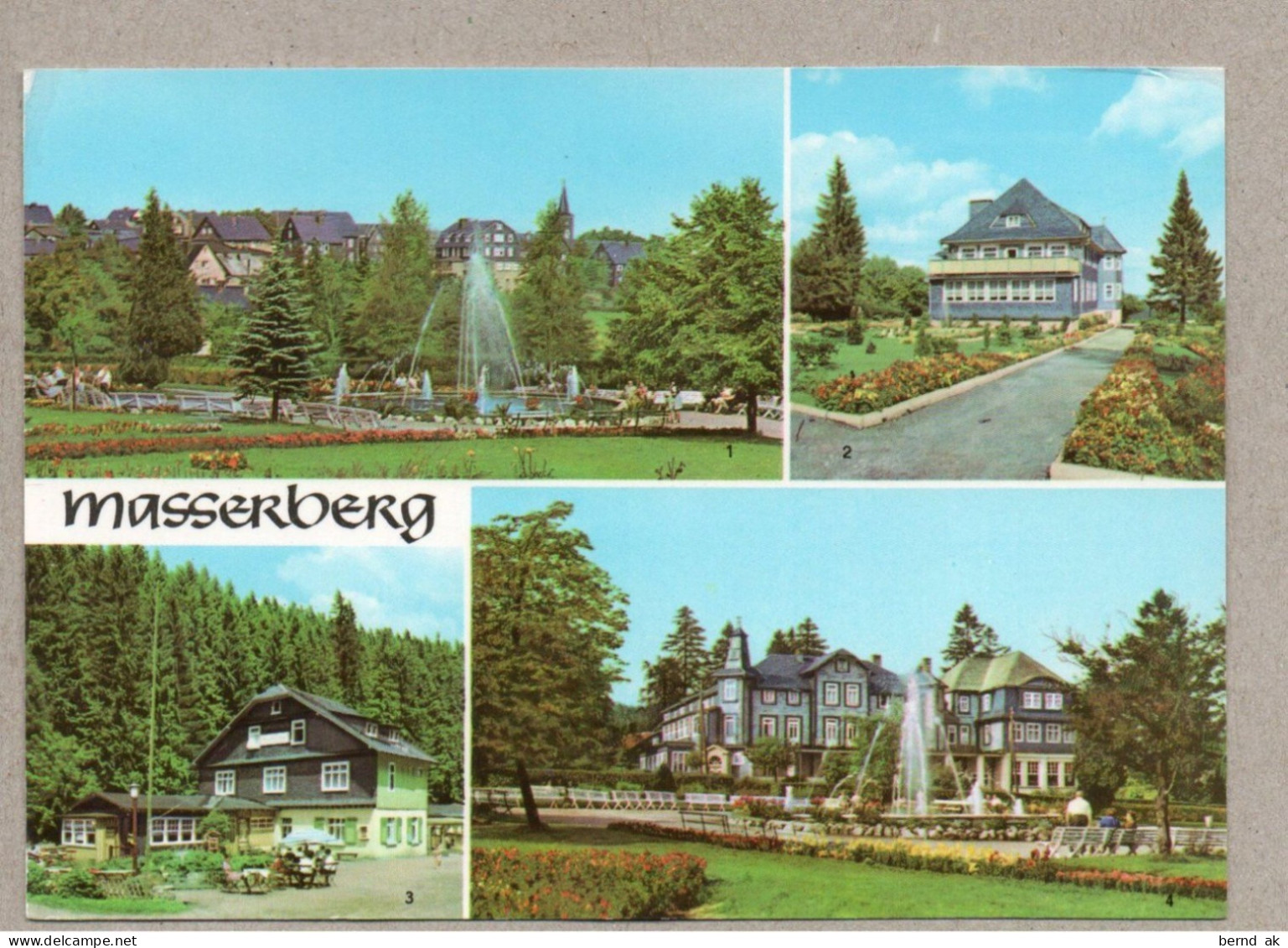 003# BRD - 7  Color-AK : Masserberg (alle im Bild)