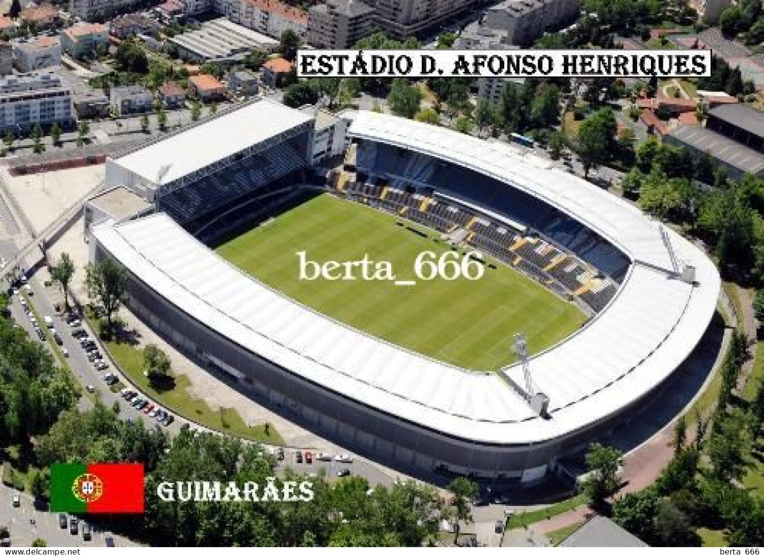 Portugal Guimaraes D. Afonso Henriques Stadium New Postcard - Stadiums