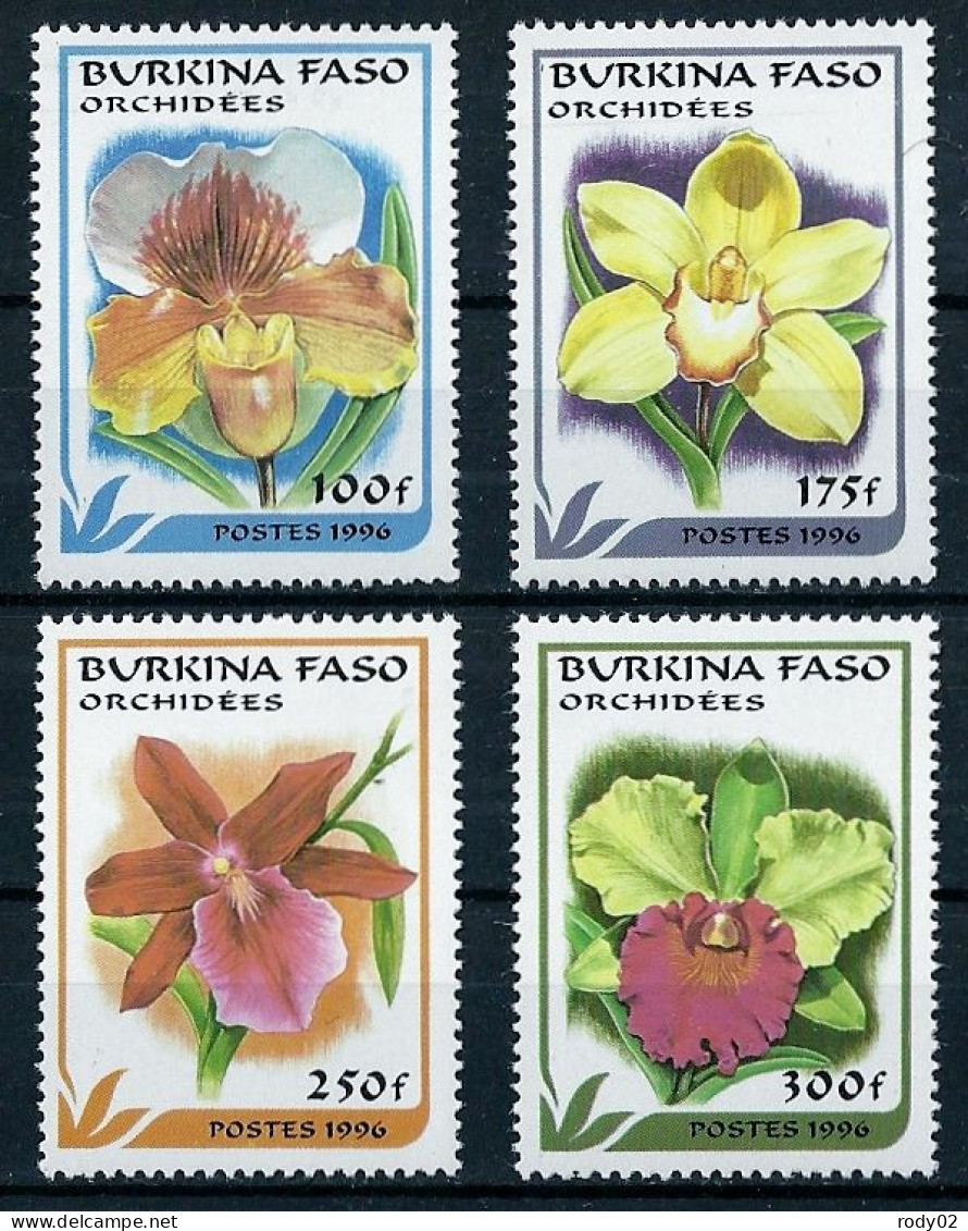 BURKINA FASO - FLEURS - ORCHIDEES - N° 994A A 994D - NEUF** MNH - Orchidées