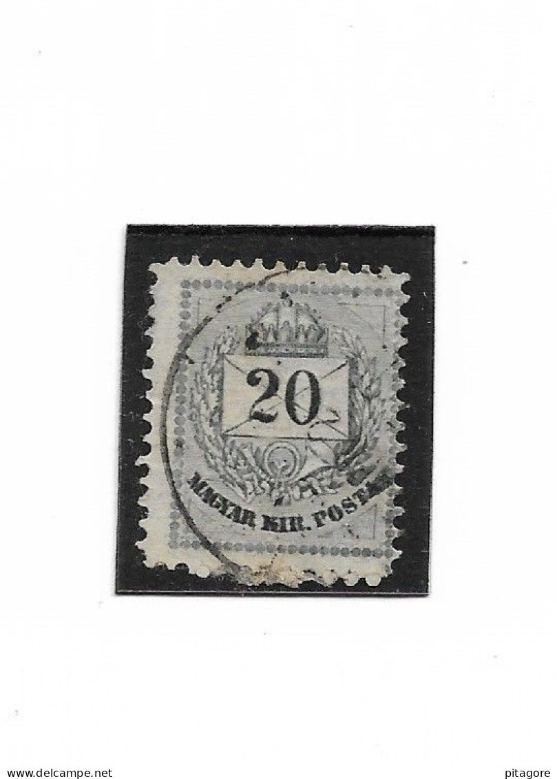 Beau Timbre De Hongrie, Oblitéré N:  22(A),dentelé 11 1/2 Année1881 - Gebruikt