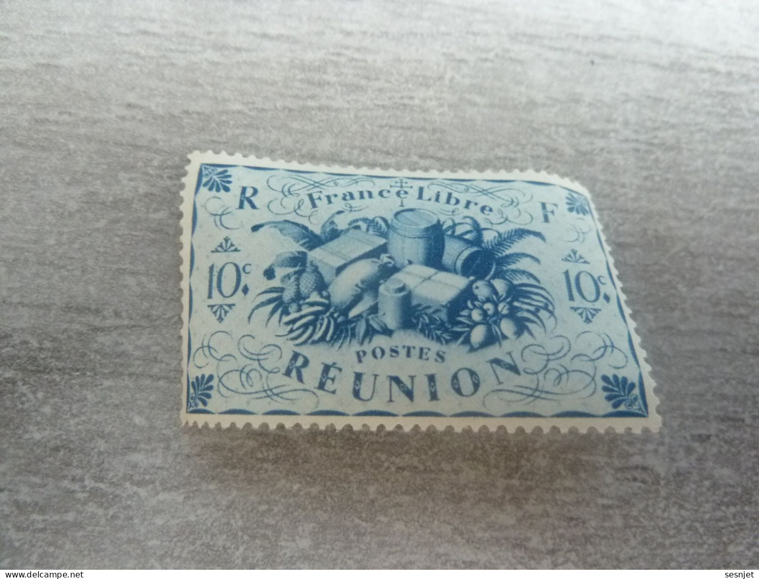 Série De Londres - France-Libre - Réunion  - 10c. - Yt 234 - Bleu - Neuf Sans Trace De Charnière - Année 1943 - - Nuovi