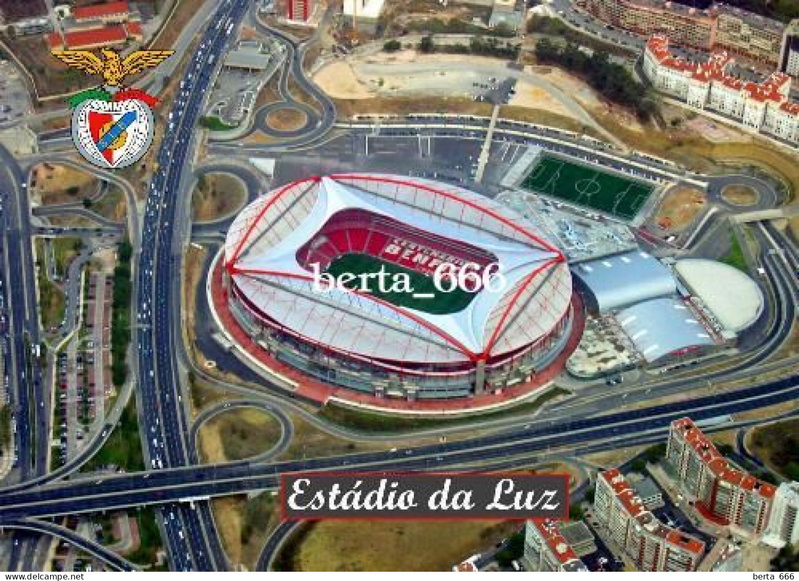 Portugal Benfica Luz Stadium Lisbon New Postcard - Estadios