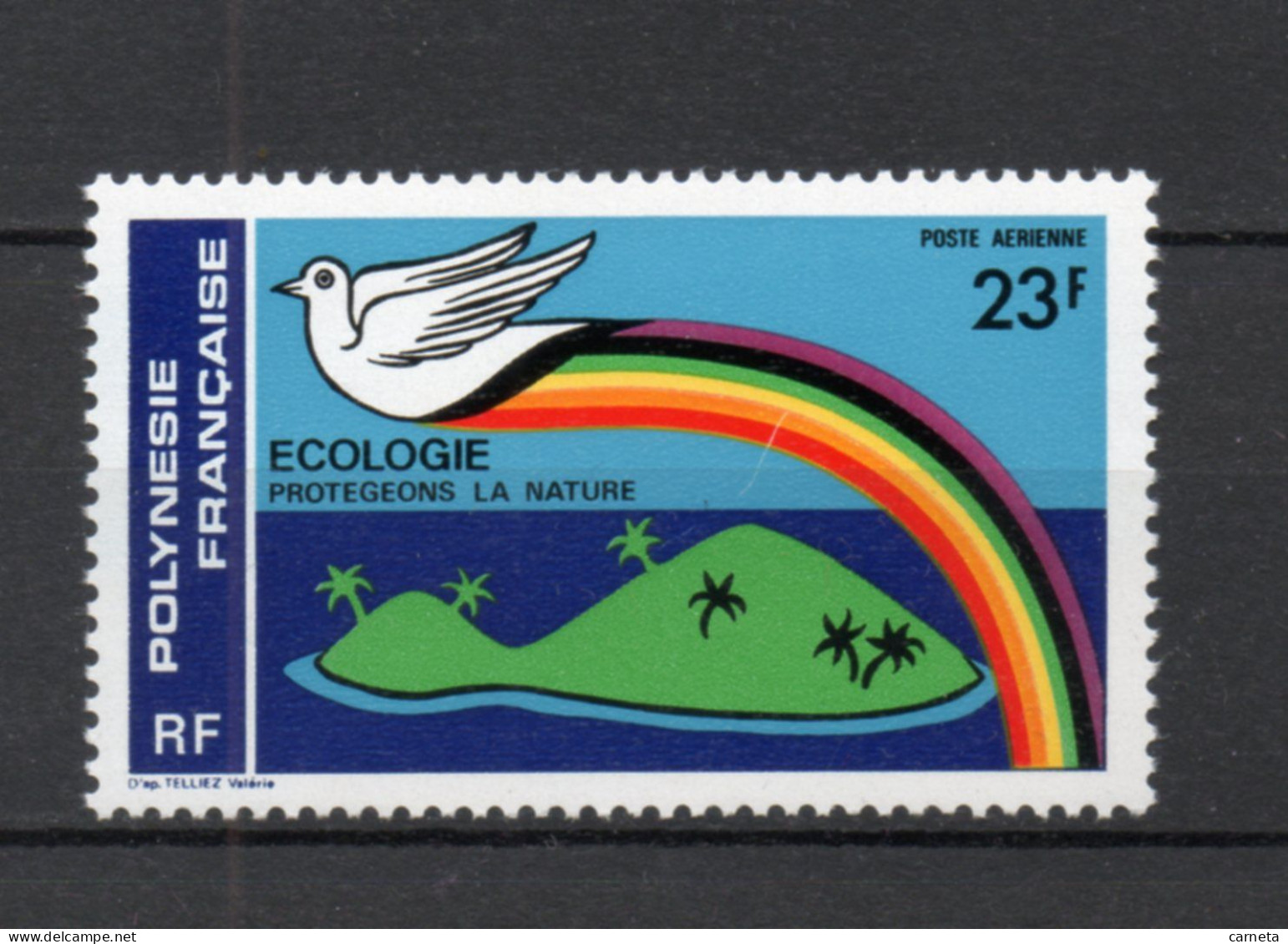 POLYNESIE  PA  N°  141   NEUF SANS CHARNIERE COTE  3.10€    OISEAUX ECOLOGIE ANIMAUX FAUNE - Unused Stamps