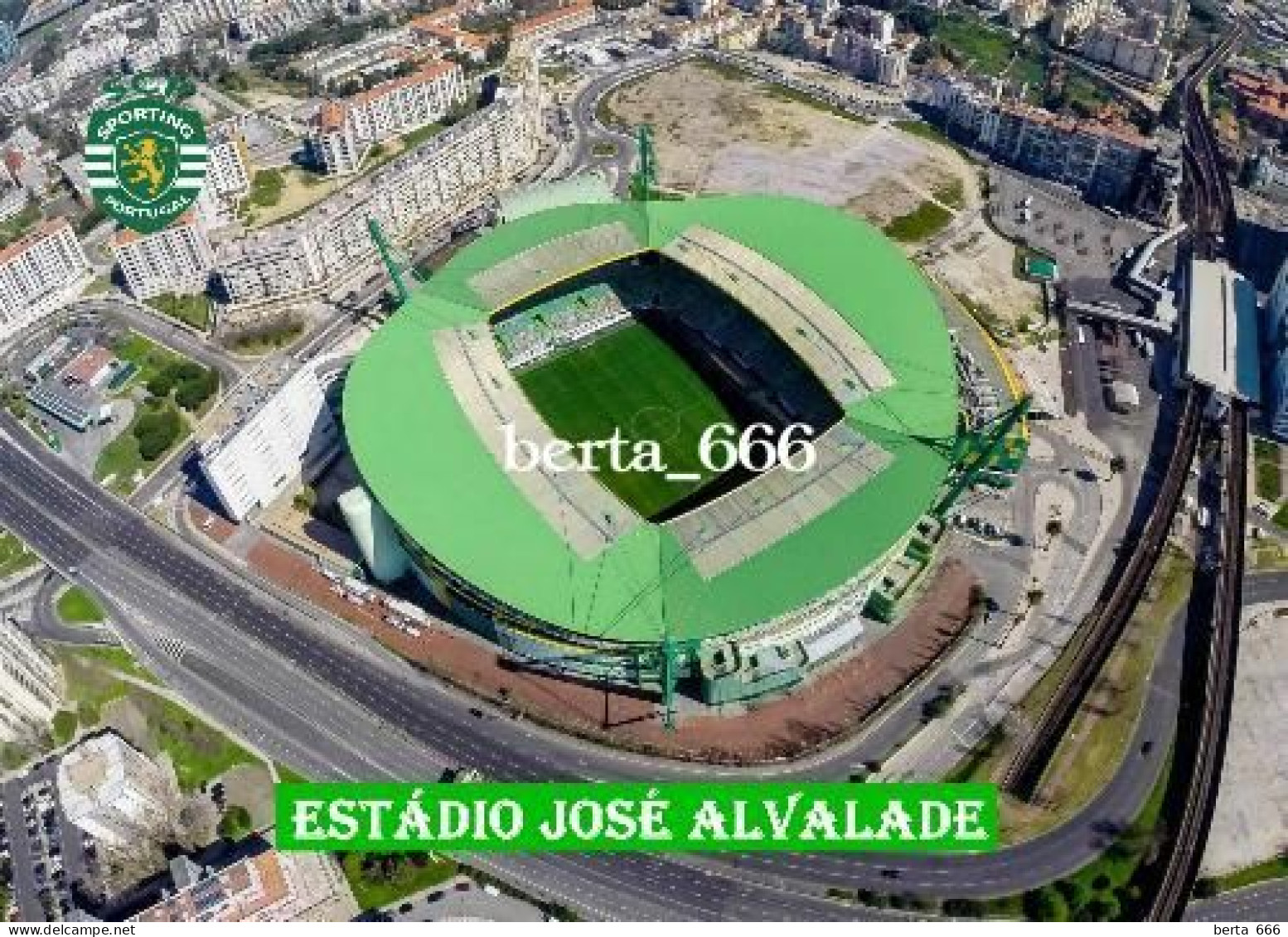 Portugal Sporting Lisbon Estádio José Alvalade Stadium New Postcard - Stades