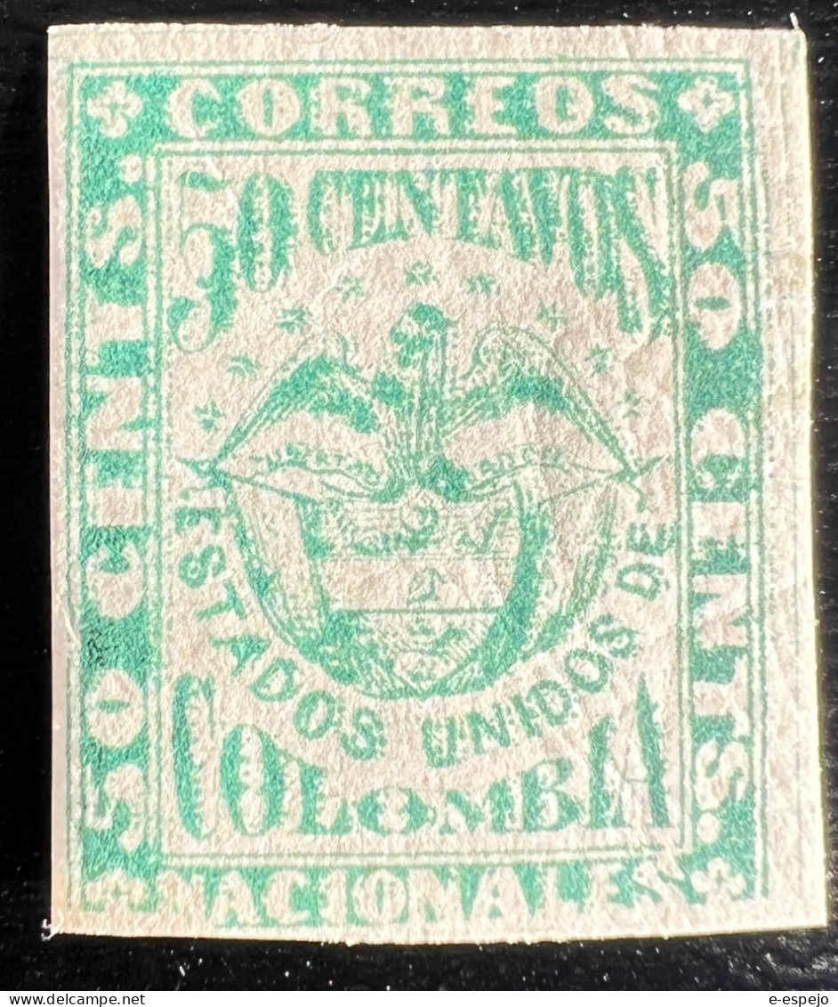 Kolumbien 1868: 1868-1880 Definitives: Coats Of Arms Mi:CO 489 - Colombia