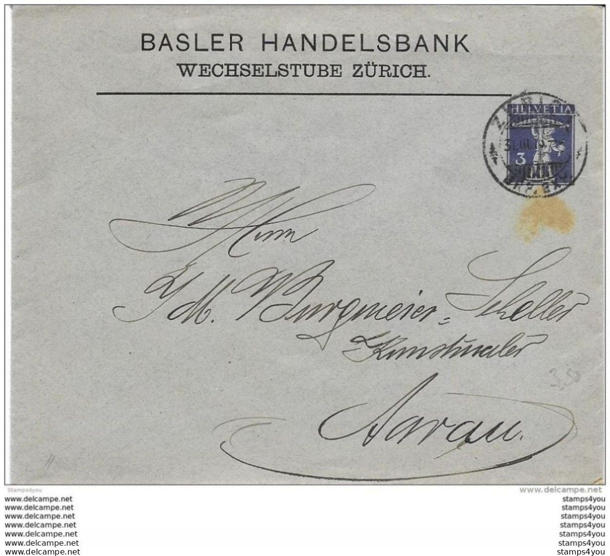 103 - 70 - Entier Postal Privé "Basler Handelsbank Zürich" - Entiers Postaux