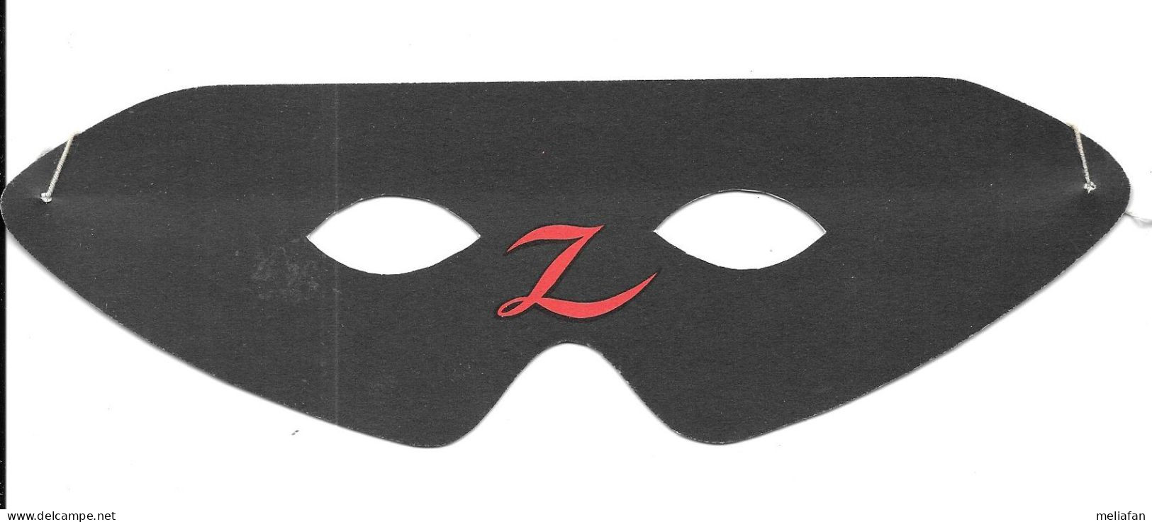 GF1336 - MASQUE DE ZORRO EN CARTON - 21 X 7 Cm Environ - Sonstige & Ohne Zuordnung