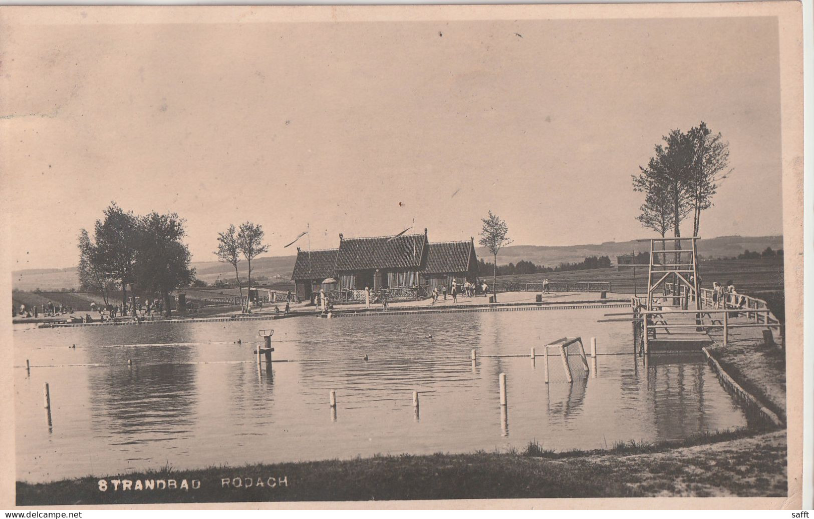 AK Rodach, Strandbad 1932 - Bad Rodach