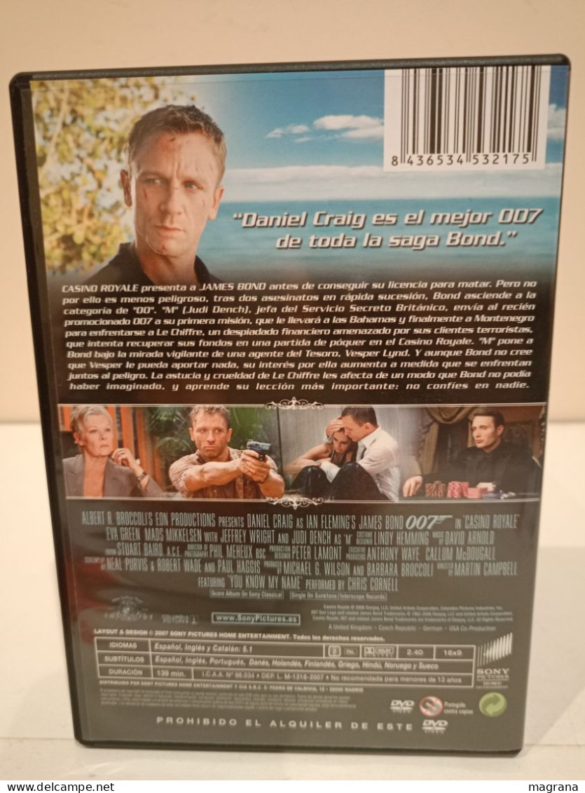 Película Dvd. Casino Royale. 007. Daniel Craig Como James Bond. 2007. - Action & Abenteuer