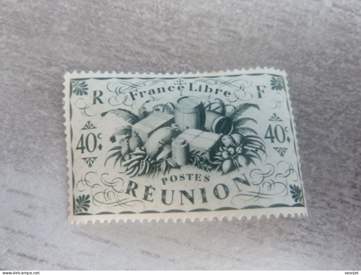 Série De Londres - France-Libre - Réunion  - 40c. - Yt 237 - Gris-vert - Neuf Sans Trace De Charnière - Année 1943 - - Neufs