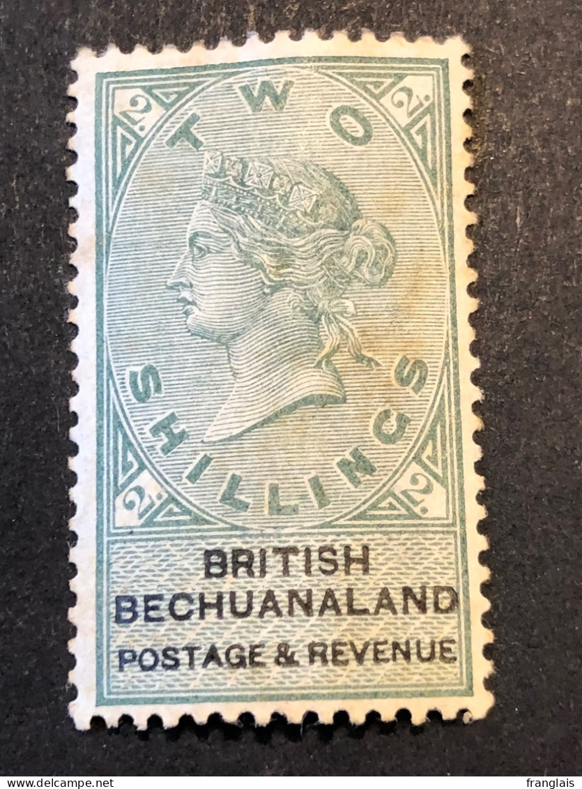 Bechuanaland.  SG16  2s Green And Black, MH* With Some Gum Toning - 1885-1964 Herrschaft Von Bechuanaland