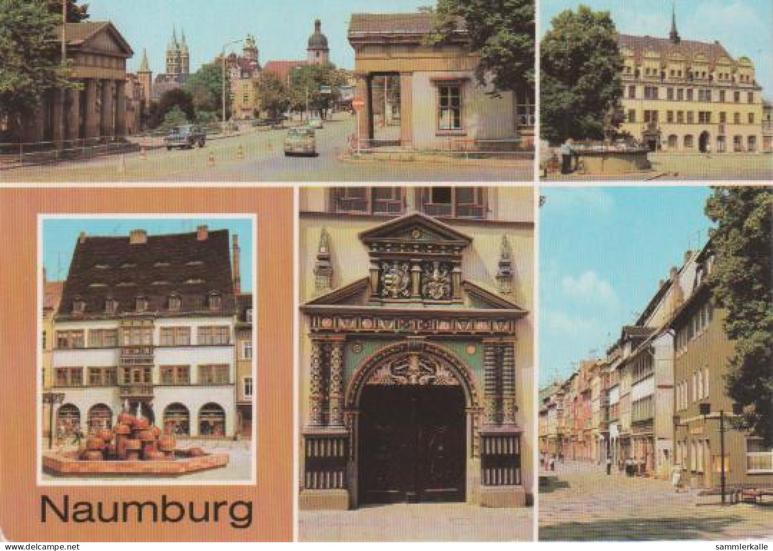 3241 - Naumburg - Salztor, Rathaus Am Wilhelm-Pieck-Platz, Holzmarkt, Rathausportal, Strasse Der DSF - 1981 - Naumburg (Saale)